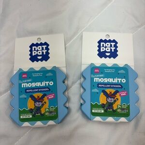 New 2 packs NatPat Mosquito Repellent Stickers 24 stickers plant based